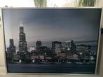 Ikea schilderij skyline Chicago, Ophalen, Gebruikt, Schilderij, 75 cm of meer