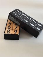 Cijferblokken echt hout, Kinderen en Baby's, Speelgoed | Educatief en Creatief, Ophalen, Zo goed als nieuw