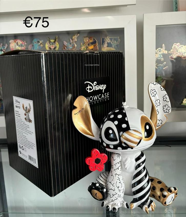 Stitch Figurine Beeld 19cm Midas , Romero Britto 6010309, Verzamelen, Disney, Zo goed als nieuw, Beeldje of Figuurtje, Overige figuren