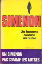 Simenon == Un homme comme un autre, Ophalen of Verzenden, Gelezen, Simenon