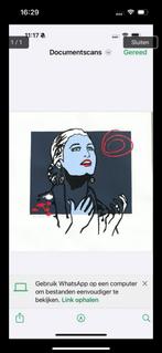 Modern zeefdruk Evita Peron Coen Blankwaard kunstenaar, Antiek en Kunst, Ophalen