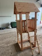 Houten speelhuis toren massief Douglashout, Kinderen en Baby's, Speelgoed | Buiten | Speelhuisjes, Ophalen, Zo goed als nieuw