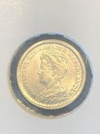 10 cent 1918 UNC/FDC, Postzegels en Munten, Munten | Nederland, Verzenden, Zilver, 10 cent, Koningin Wilhelmina