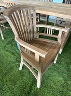 Teak tuin stoel met arm, Tuin en Terras, Tuinstoelen, Ophalen, Nieuw, Teakhout