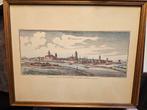 Panorama stad Nijmegen mathias merian 1593-1650, Ophalen of Verzenden