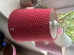 Rode hanglamp Jolein, Huis en Inrichting, Ophalen of Verzenden, Zo goed als nieuw, Stof, Minder dan 50 cm