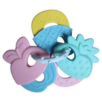 Bijtring - rammelaar met afneembare stukken pastel beschikbaar voor biedingen