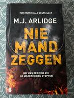Niemand Zeggen - M.J. Arlidge (nieuw), Boeken, Ophalen of Verzenden, Nieuw, M.J. Arlidge, Nederland
