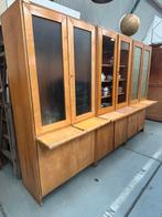 Vintage vitrinekast (3x), Huis en Inrichting, Kasten | Vitrinekasten, Ophalen, 50 tot 100 cm, 150 tot 200 cm, 25 tot 50 cm