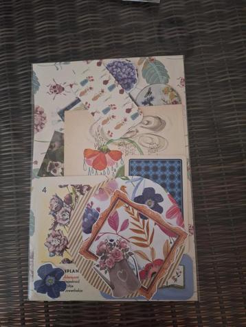 Scrapbook, bullet journal pakketje Bloemen 2 beschikbaar voor biedingen
