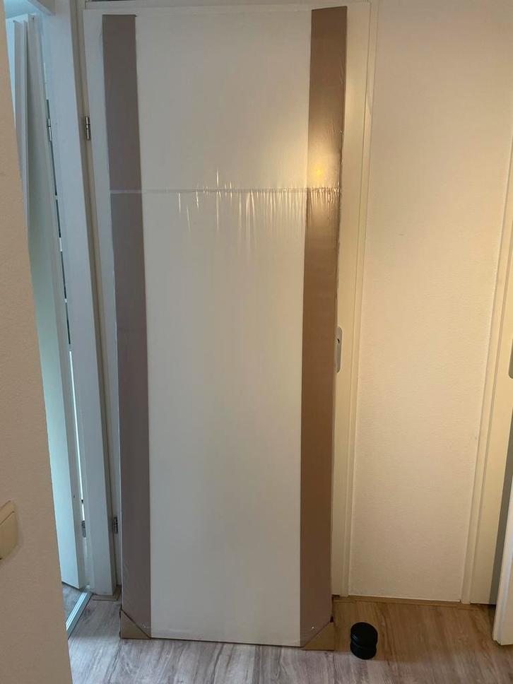 Svedex Opdekdeur  Alpine Wit, Doe-het-zelf en Verbouw, Deuren en Horren, Zo goed als nieuw, Binnendeur, 200 tot 215 cm, 80 tot 100 cm