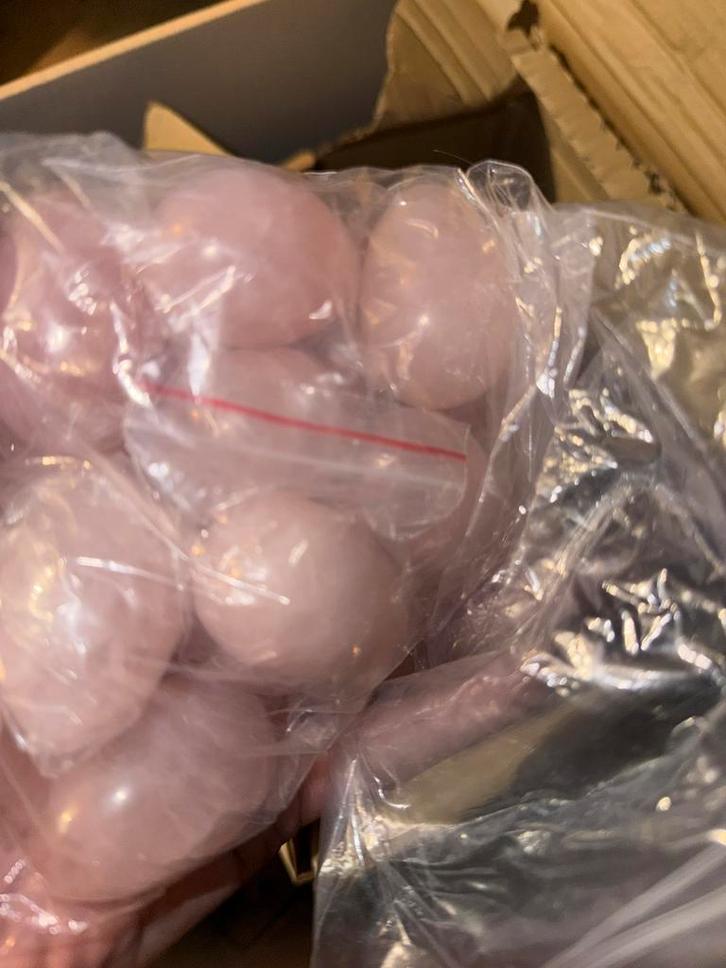 Edelstenen Eieren - Jade, Rozenkwarts, Obsidiaan, Sieraden, Tassen en Uiterlijk, Edelstenen, Nieuw, Ophalen of Verzenden