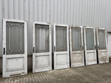 14 stuks unieke antieke deuren 94 x 243 beschikbaar voor biedingen