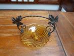 Art deco persglazen schaal – piece de milieu Pavillons