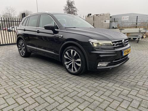 Volkswagen Tiguan 1.4 TSI 150pk 4Motion DSG 2017 Zwart, Auto's, Volkswagen, Particulier, Tiguan, 4x4, ABS, Adaptieve lichten, Adaptive Cruise Control