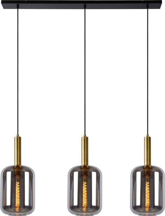 Lucide joanet, Huis en Inrichting, Lampen | Hanglampen, Zo goed als nieuw, 75 cm of meer, Glas, Ophalen of Verzenden