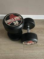 Gorilla Sports dumbbells – 30 kg per stuk, Ophalen, Zo goed als nieuw, Dumbbell