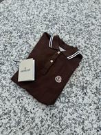 Moncler Maglia Polo Bruin Nieuw Maat M, Kleding | Heren, Polo's, Moncler, Bruin, Maat 48/50 (M), Ophalen of Verzenden