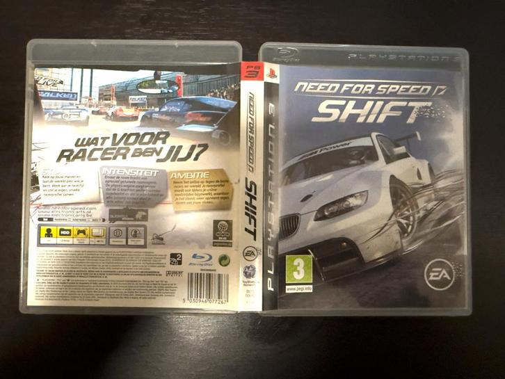 Need for Speed: Shift PS3 - Compleet met boekje, Spelcomputers en Games, Games | Sony PlayStation 3, Zo goed als nieuw, Racen en Vliegen