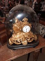 Antieke Franse Pendule onder Stolp, Antiek en Kunst, Antiek | Klokken, Ophalen