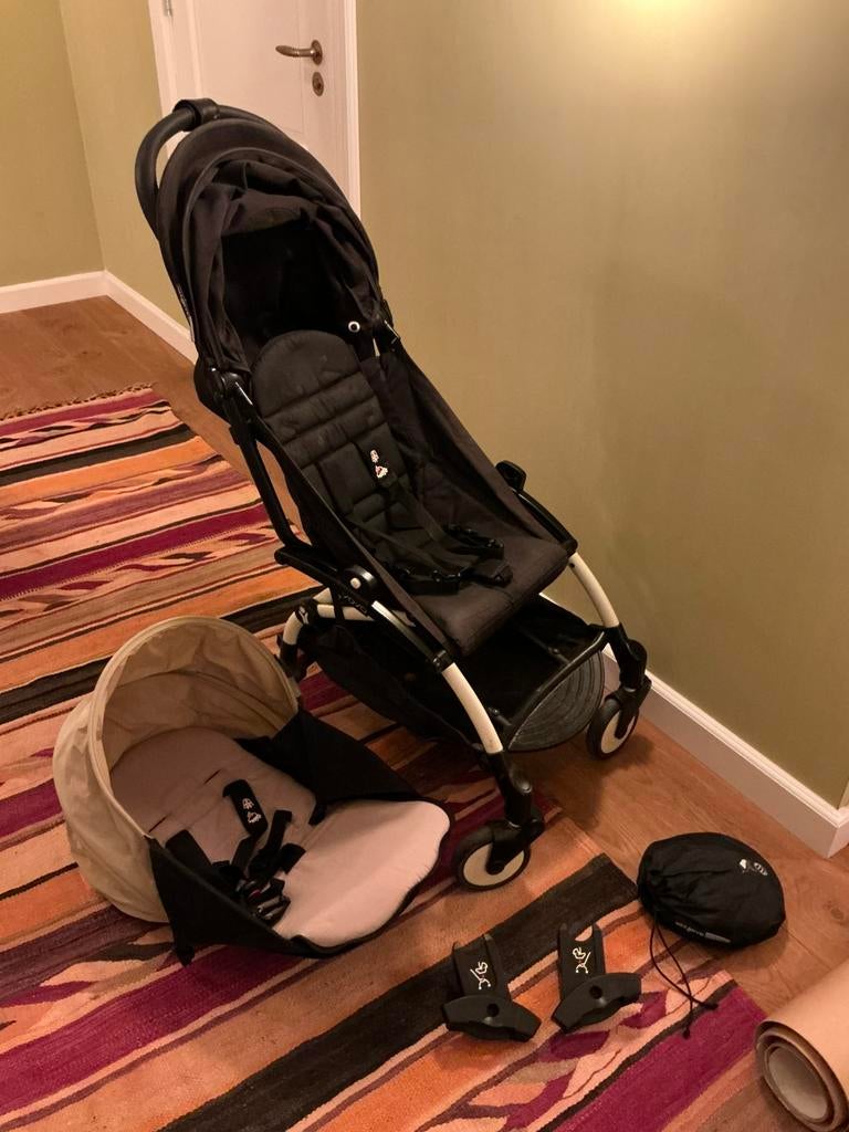 Zwarte buggy van het merk YOYO, Ophalen of Verzenden, Gebruikt, Overige merken, Verstelbare rugleuning