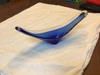 Bayel France kristal blauw glazen schaal, Antiek en Kunst, Antiek | Glas en Kristal, Ophalen of Verzenden