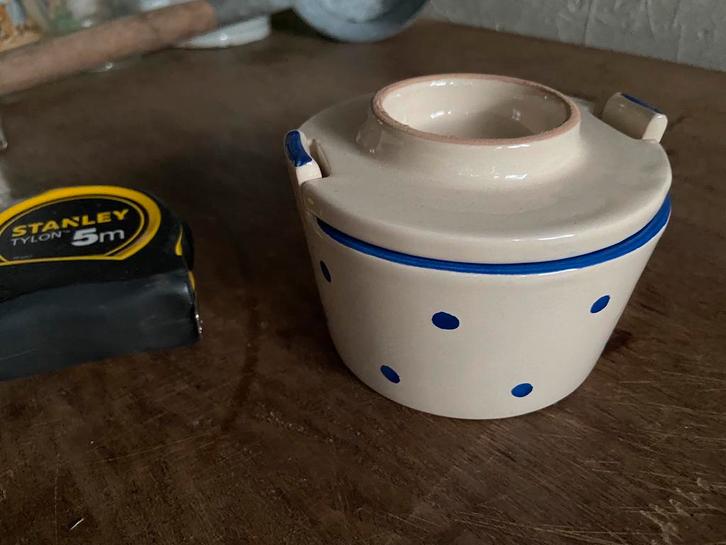 Antiek curiosa Kom casseroles aardewerk stoofpotje, Huis en Inrichting, Keuken | Potten en Pannen, Zo goed als nieuw, Overige materialen