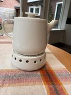 Theepot met theelicht aardewerk wit, Ophalen, Overige typen, Zo goed als nieuw, Overige stijlen