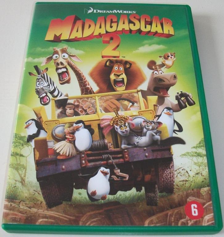Dvd *** MADAGASCAR 2 *** Bijzonder Afrikaans avontuur!, Cd's en Dvd's, Dvd's | Tekenfilms en Animatie, Gebruikt, Tekenfilm, Vanaf 6 jaar