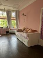 Hemnes - IKEA bed, Huis en Inrichting, Ophalen, Wit, Tweepersoons, Zo goed als nieuw