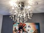 Dimbare Kristallen Plafondlamp Kroonluchter LED lamp modern, Ophalen of Verzenden, Nieuw, Glas
