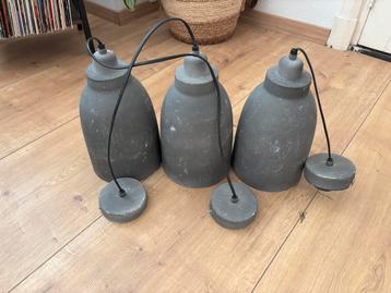 Industriële Hanglampen - Set van 3 beschikbaar voor biedingen