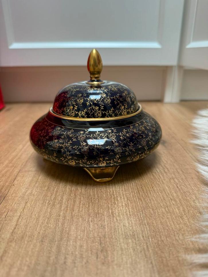 Bavaria Echt Cobalt – Capri, Germany pot met deksel, Antiek en Kunst, Antiek | Porselein, Ophalen of Verzenden