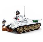 🎁 WW2 Bouwstenen - L03 - Russische T34/85 Tank 🎁, Nieuw, Ophalen of Verzenden