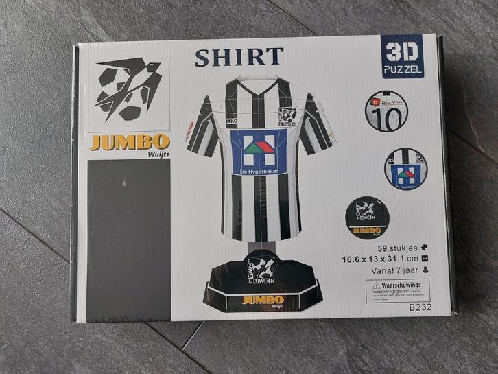 Jumbo 3D Puzzel V.V. Zwaluwen Shirt - Nieuw in Verpakking!, Hobby en Vrije tijd, Denksport en Puzzels, Ophalen of Verzenden