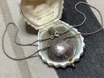 PRACHTIGE GEHAMERDE 925 ZILVER COLLIER, Sieraden, Tassen en Uiterlijk, Verzenden, Zilver, Ketting