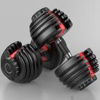 SET Verstelbare dumbbells / verstelbare gewichten (2 stuks), Ophalen, Zo goed als nieuw, Buik, Dumbbell
