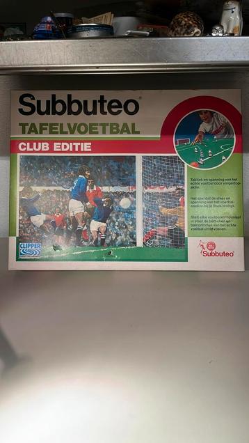 Subbuteo Tafelvoetbal Club Edition Clipper 80’s beschikbaar voor biedingen