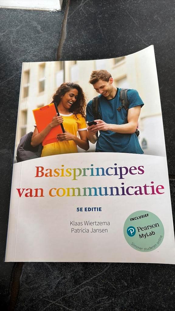 Basisprincipes van communicatie, 5e editie met MyLabNL toega, Boeken, Schoolboeken, Zo goed als nieuw, Nederlands, Overige niveaus