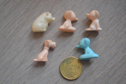 5 vintage mini dieren figuurtjes Margarine Union, Verzamelen, Poppetjes en Figuurtjes, Gebruikt, Verzenden