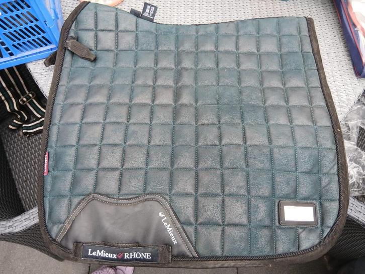 Lemieux rhone petrol dressuur, Dieren en Toebehoren, Paarden en Pony's | Dekens en Dekjes, Zo goed als nieuw, Dekje, Ophalen of Verzenden