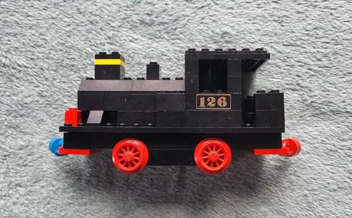 Lego trein blauwe rails duw / Push Along locomotief set 126, Kinderen en Baby's, Speelgoed | Duplo en Lego, Gebruikt, Lego, Complete set
