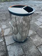 RVS 3-compartimenten prullenbak / waste bin, Huis en Inrichting, Woonaccessoires | Prullenbakken, Ophalen, Zo goed als nieuw