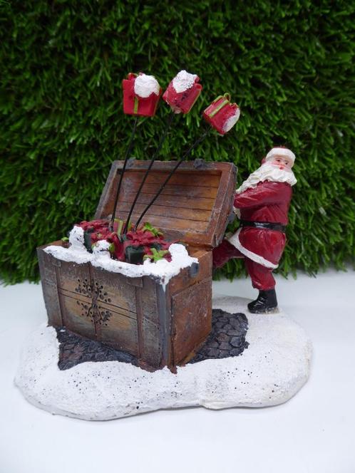 Luville Kerstdorp  Santa,s giftbox  --  611086, Diversen, Kerst, Nieuw, Verzenden