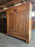 Prachtige antieke eiken linnenkast / kledingkast /meidenkast, Huis en Inrichting, Ophalen, 200 cm of meer, 150 tot 200 cm, Eikenhout