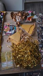 Goud feest, black and gold party, thema feest, feestpakket, Ophalen of Verzenden, Nieuw, Versiering, Carnaval