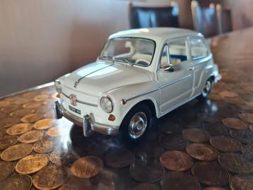 1:18 Fiat 600 Abarth 1000 TC Wit Revell Zeldzaam!  beschikbaar voor biedingen