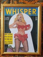 Mooie oude Engelse ingelijste erotische cover van Whisper.