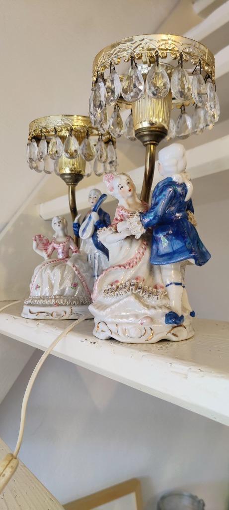 Super kitch lampjes 2 stuks, Huis en Inrichting, Lampen | Tafellampen, Gebruikt, Minder dan 50 cm, Ophalen of Verzenden