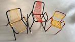 3x Vintage Scoubidou Spaghetti kinder stoeltjes Torck 50's, Ophalen of Verzenden, Gebruikt, Overige typen